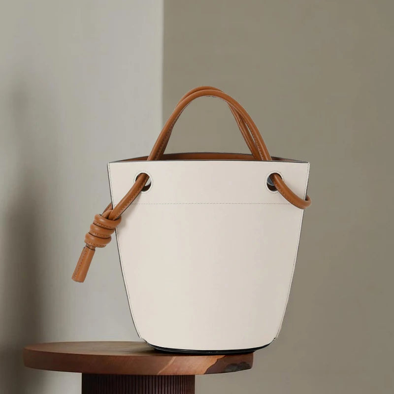 Bucket Handbag PU Leather