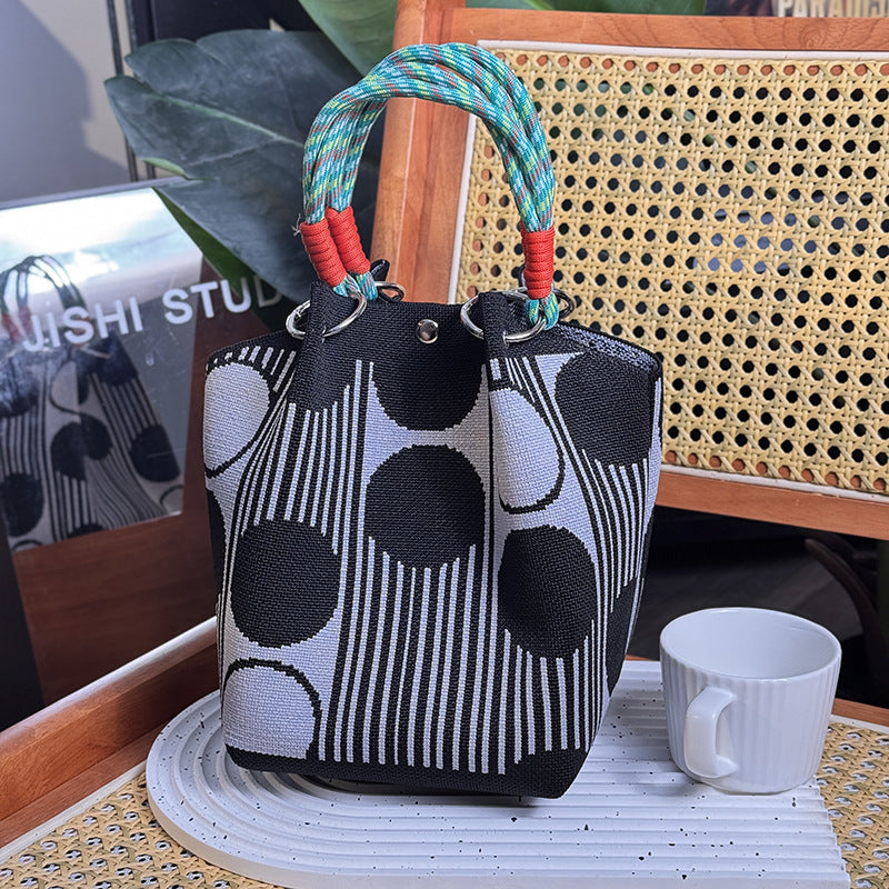 Knitted Buckle Bag