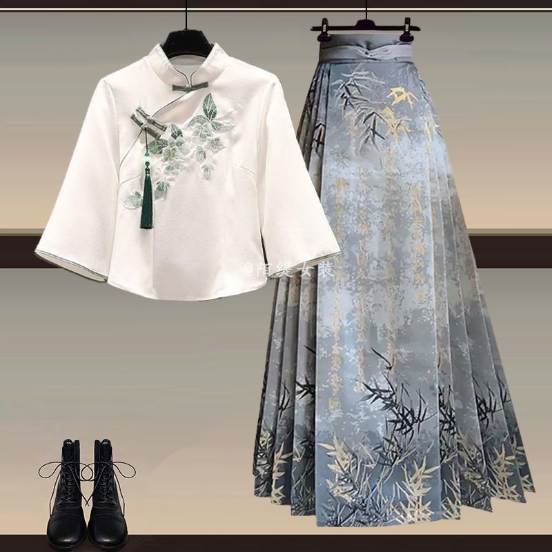 Two-piece Skirt Suit