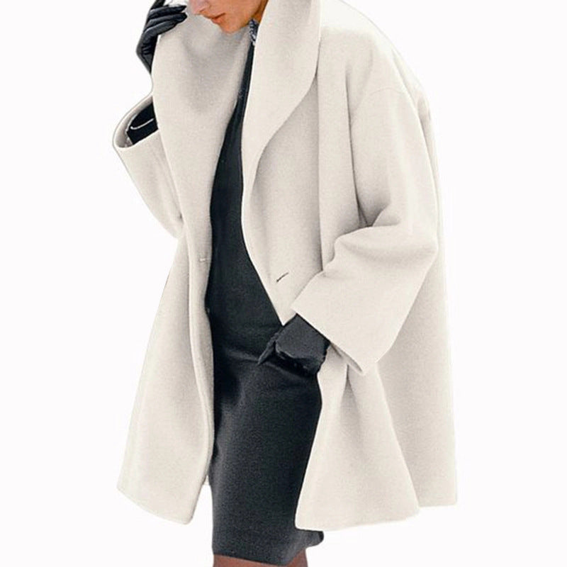 Hooded Wool Long Coat
