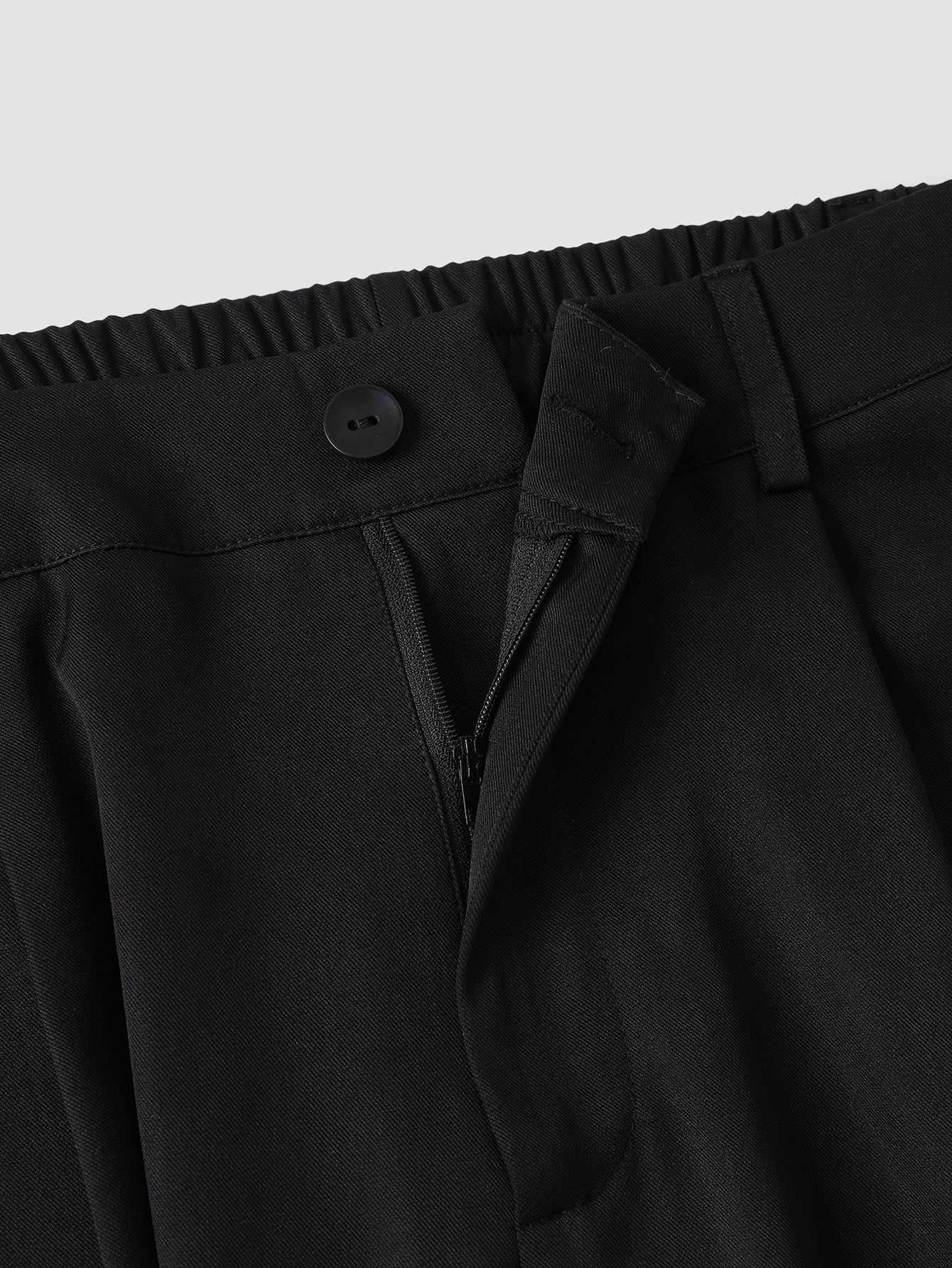 High Waist Plus  Pants - Draped Design