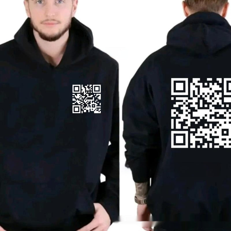 F* U QR Code unisex Hoodie (tm 5XL!!)