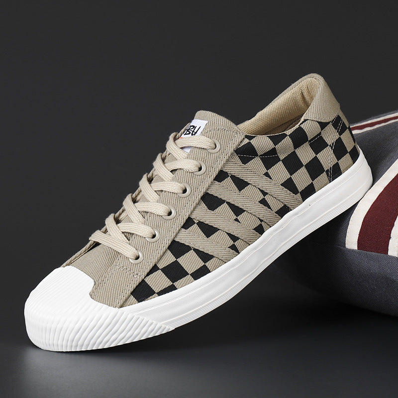 Low top shoes lace up board shoes