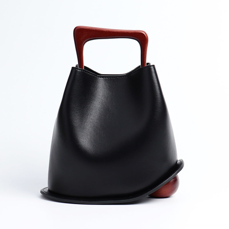 Wooden crossbody bag