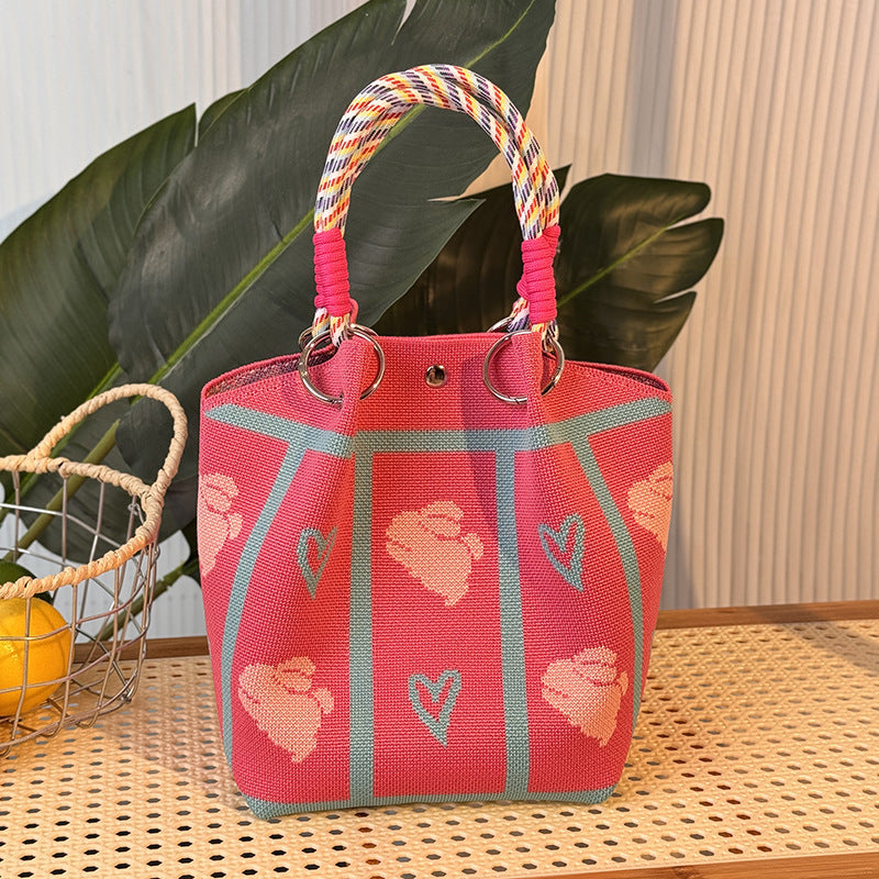 Knitted Buckle Bag