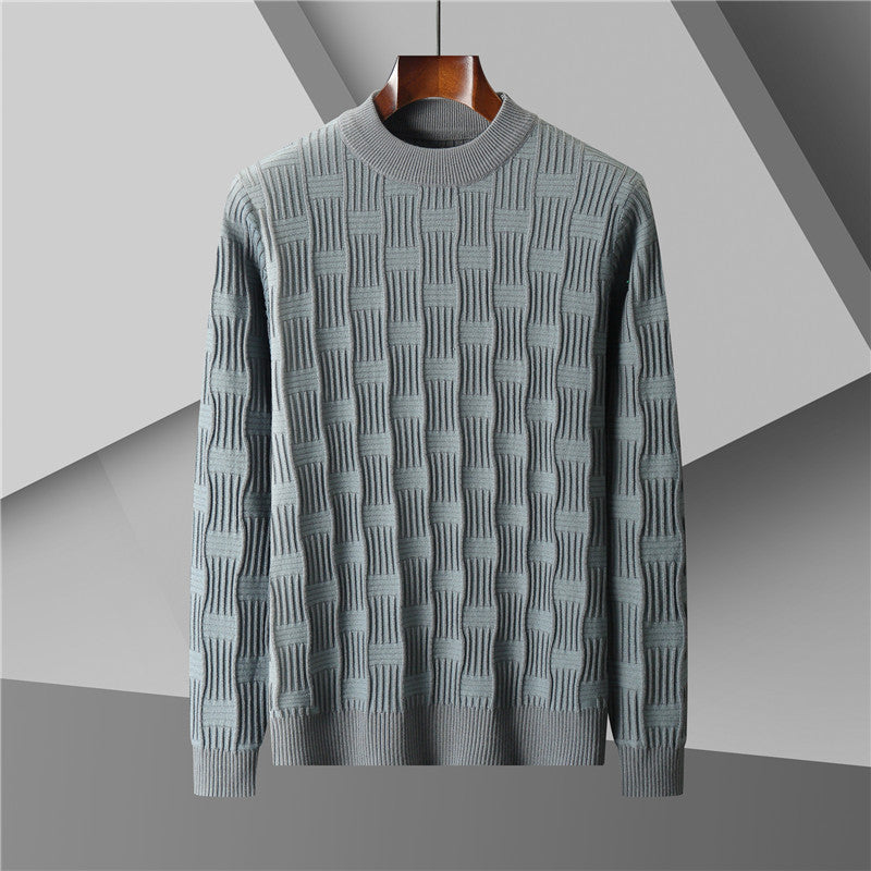 Half Turtleneck Jacquard Knitted Sweater (tm 7XL)!!