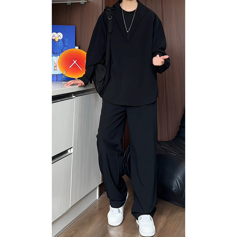 Long Sleeve  Trousers Suit (tm 5XL!!)