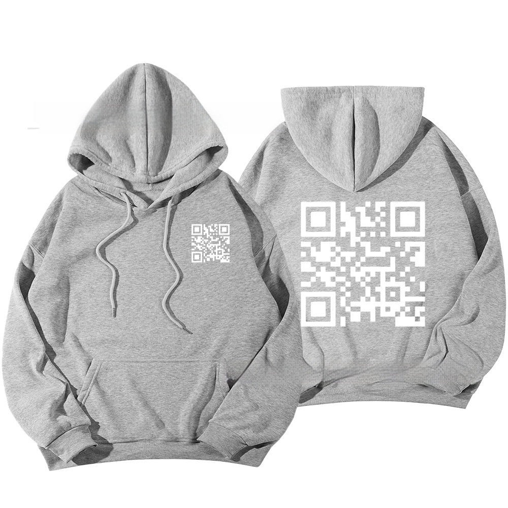 F* U QR Code unisex Hoodie (tm 5XL!!)