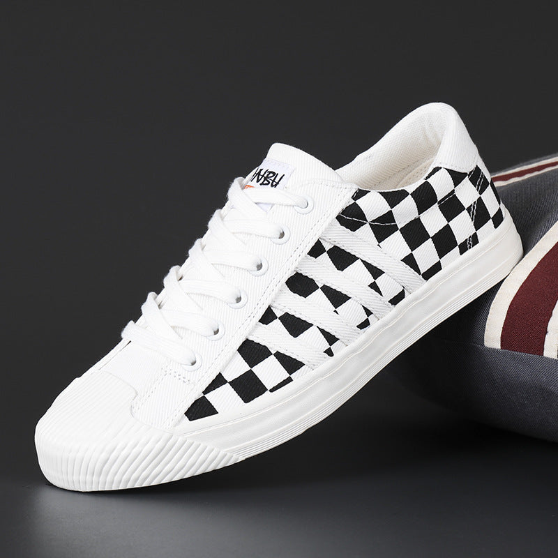 Low top shoes lace up board shoes