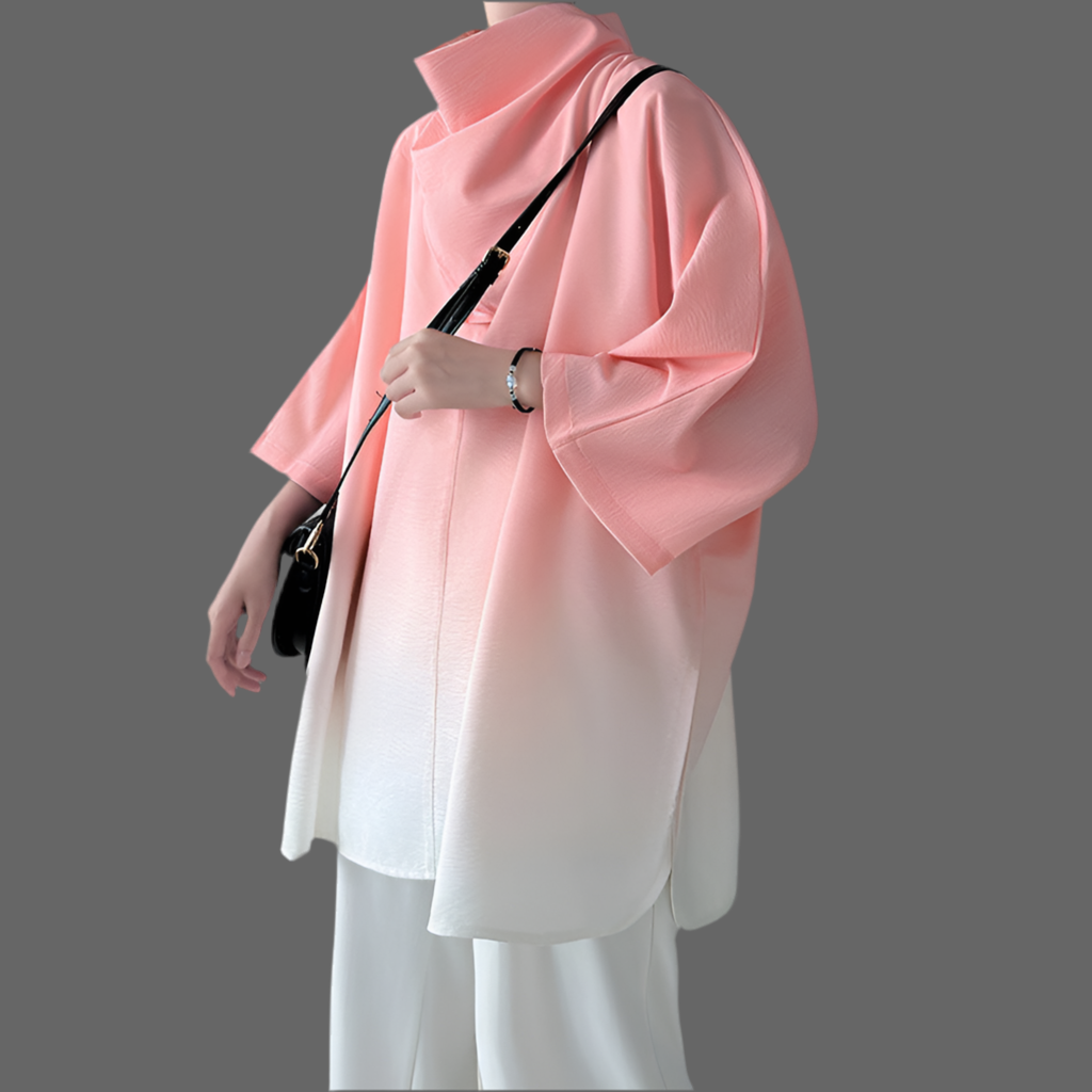 Trendy 3/4 Sleeve Shirt (tm 5XL!!)