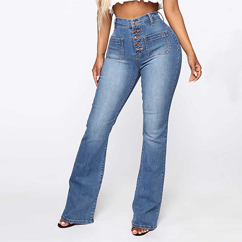 High Waist Denim Trousers (tm 4XL!!)