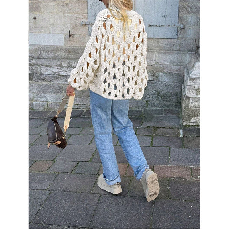 Crochet Knitted Sweater