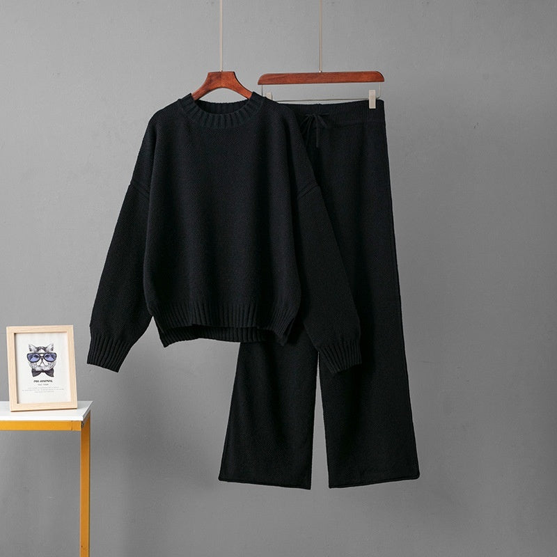 Pullover Sweater/Pants Two-piece Set