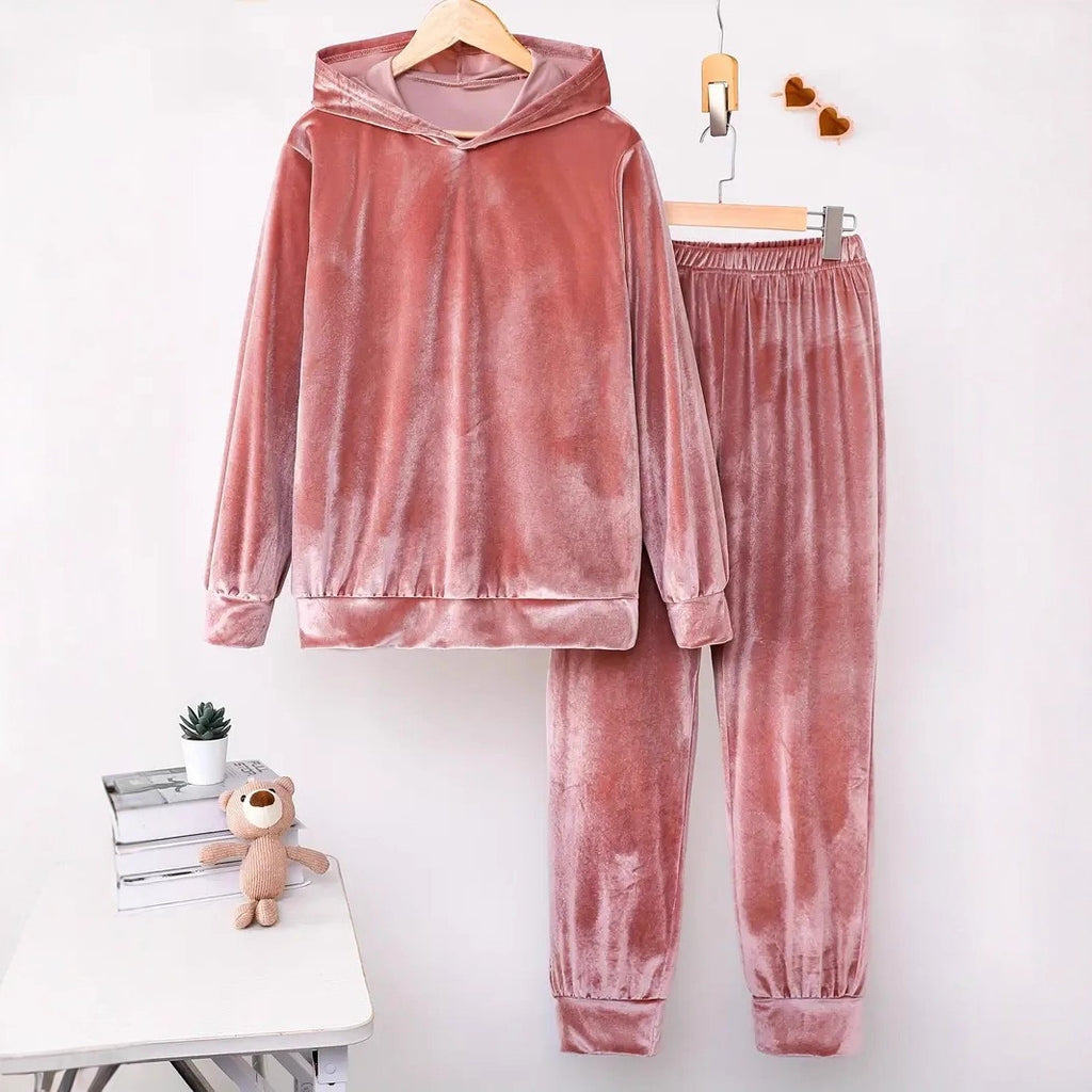 Plush Pajamas  Two-piece Suit
