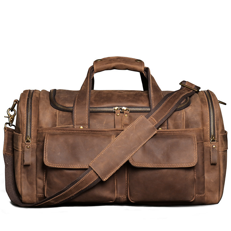 **REAL**Leather Hand Luggage Bag