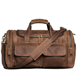 **REAL**Leather Hand Luggage Bag