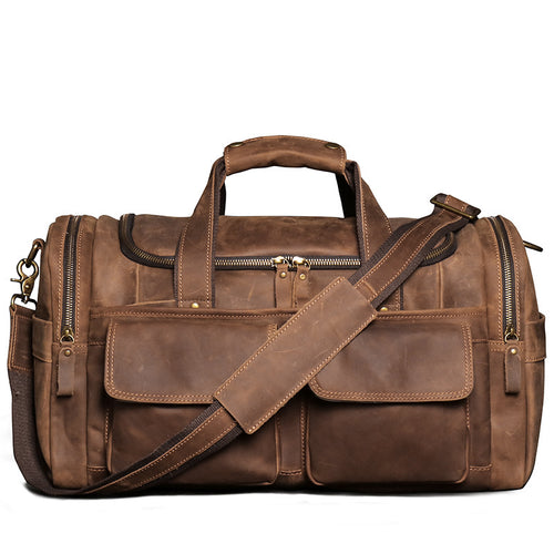 **REAL**Leather Hand Luggage Bag