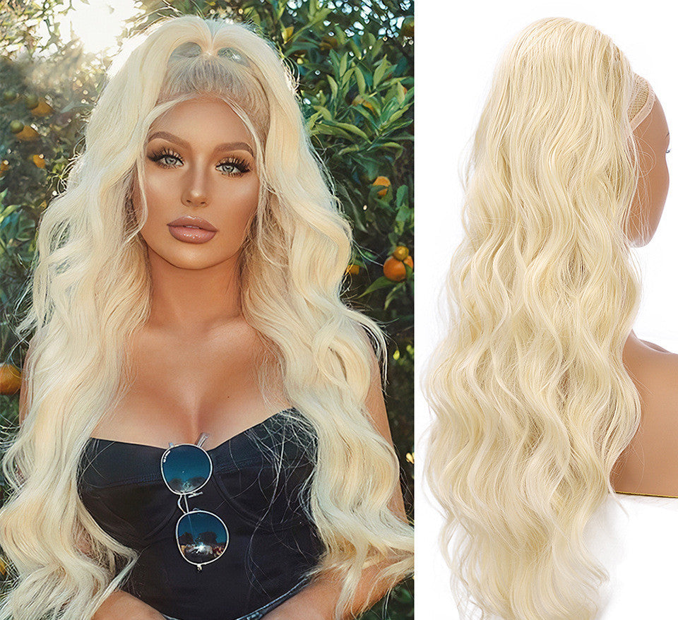 Wig Big Wave Drawstring Ponytail