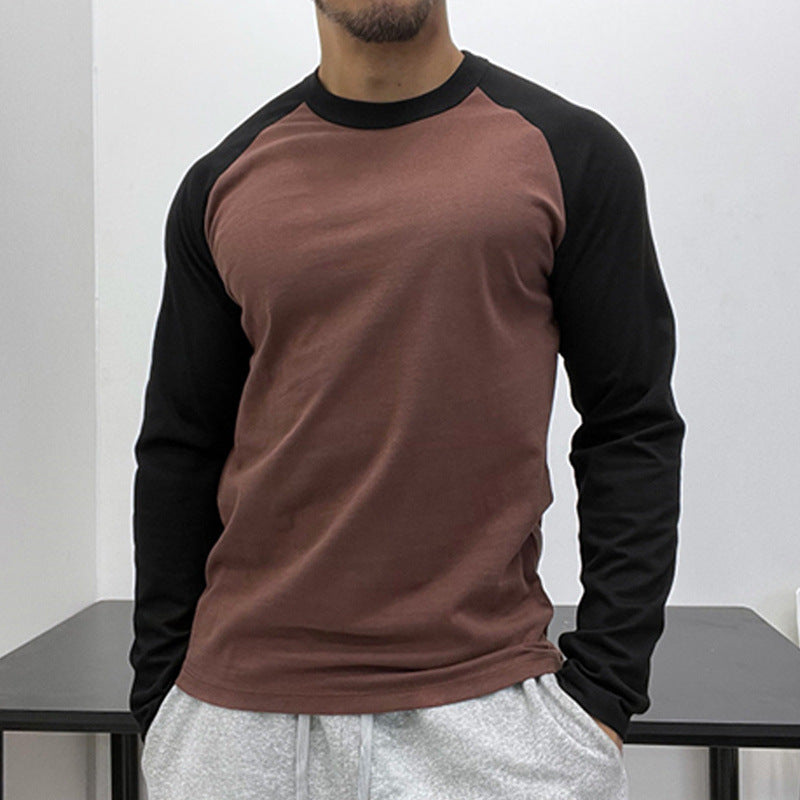 Round Neck Casual Raglan