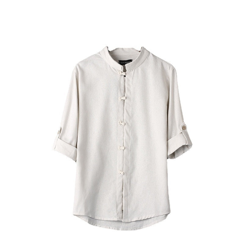 Men's Linen Vintage Shirt (tm 5XL)!!