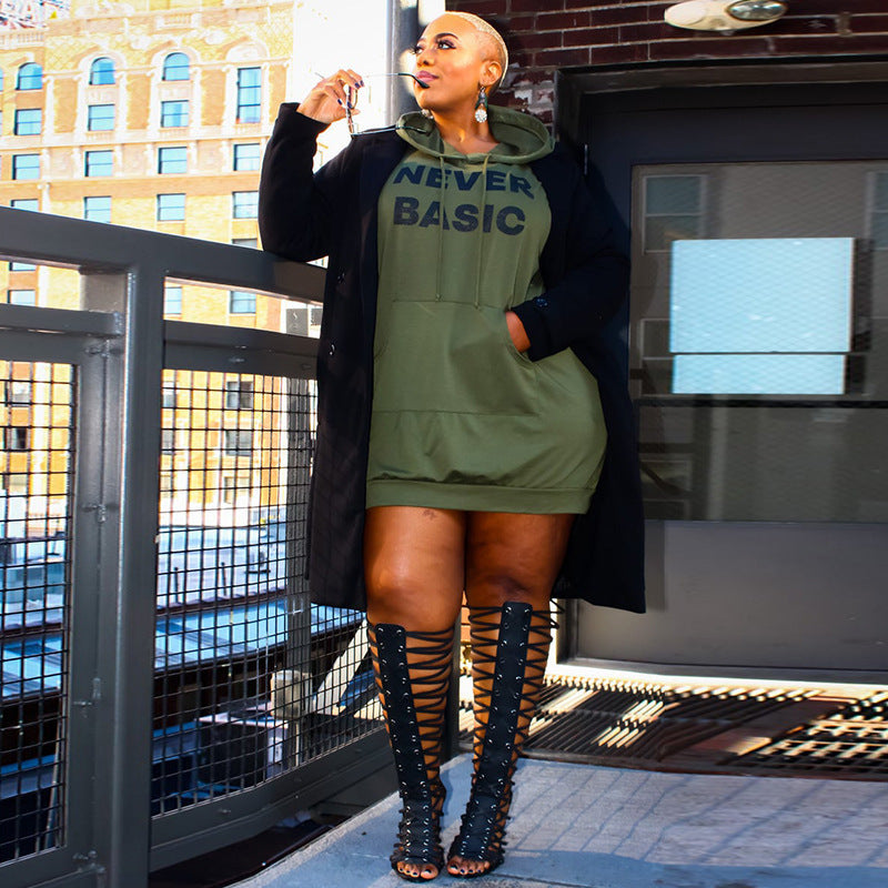 Ladies Sweater Dress (XL - 5XL)