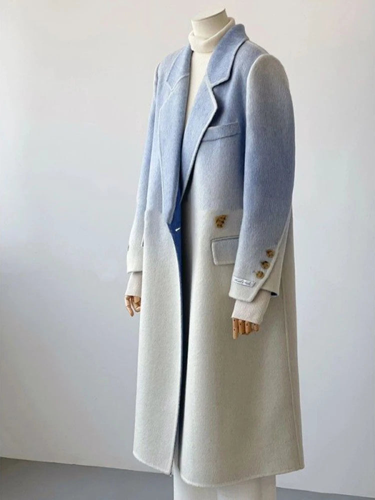 Vintage Long Woolen Coat