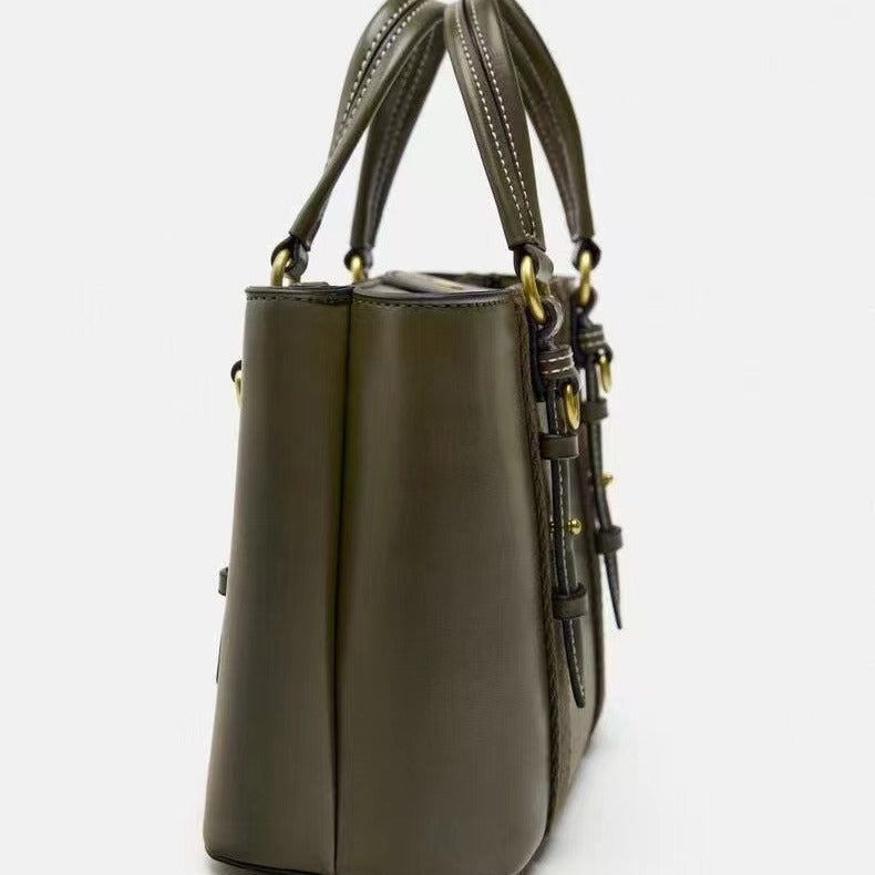 Olive Green Mini City  Bag