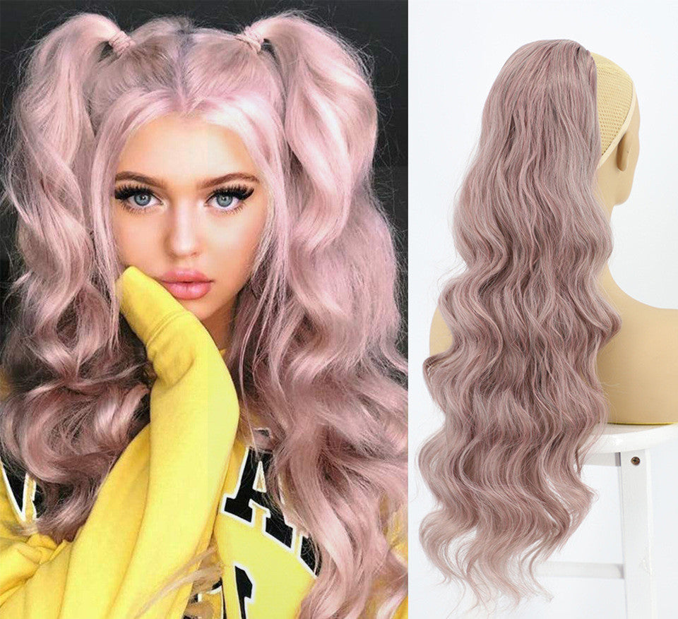 Wig Big Wave Drawstring Ponytail