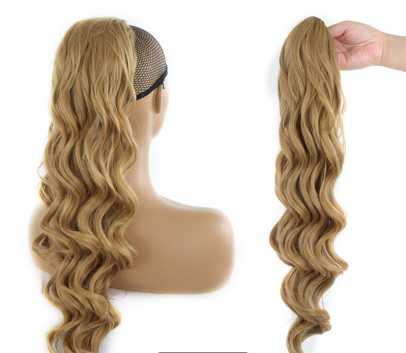 Wig Big Wave Drawstring Ponytail
