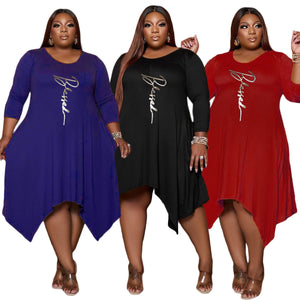 Swing Pocket Dress (t/m 5XL!!)