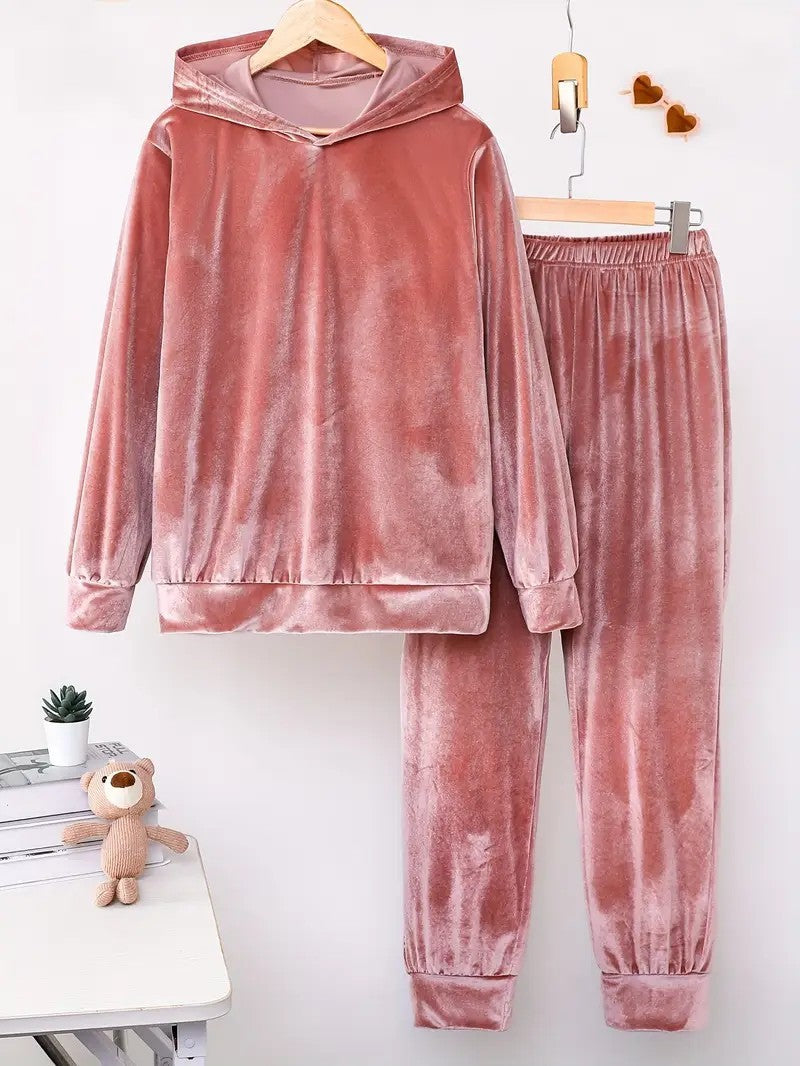 Plush Pajamas  Two-piece Suit