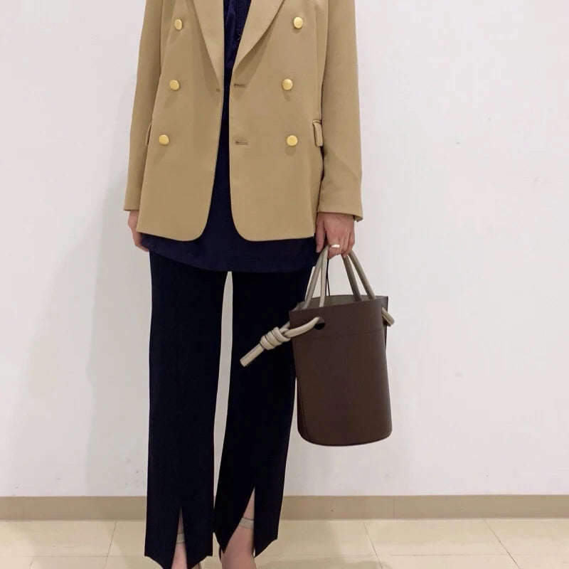 Bucket Handbag PU Leather