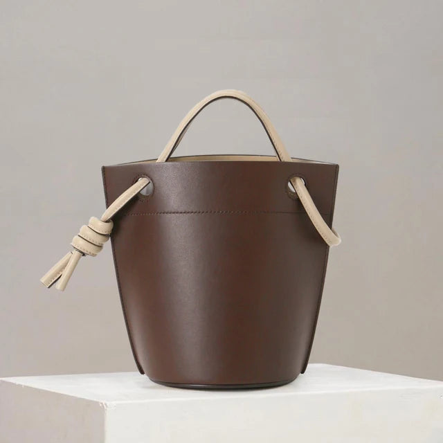 Bucket Handbag PU Leather