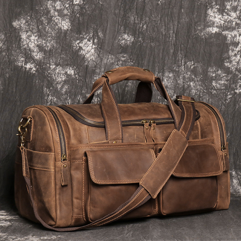 **REAL**Leather Hand Luggage Bag