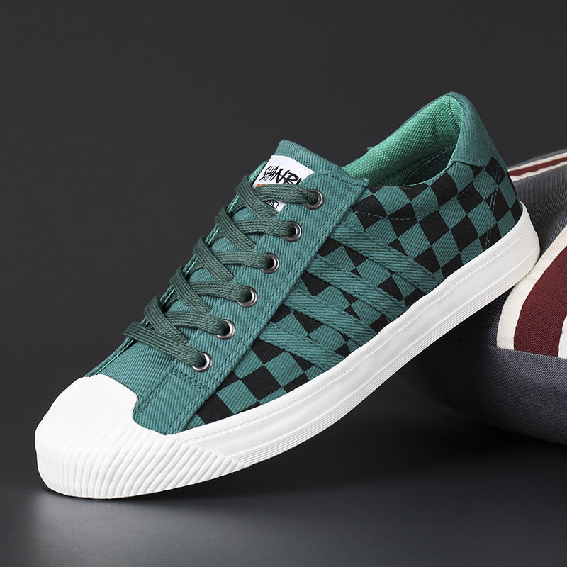 Low top shoes lace up board shoes