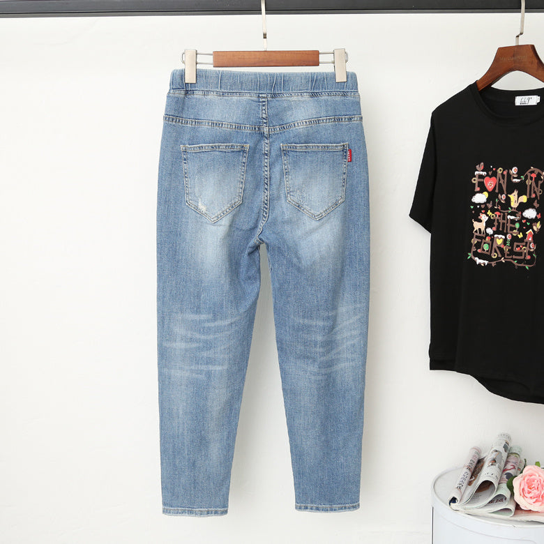 Plus size loose jeans (tm 5XL)