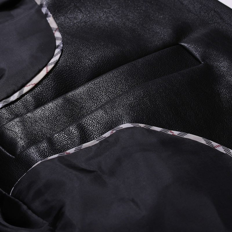 Pu Leather Jacket (tm 6XL)!!