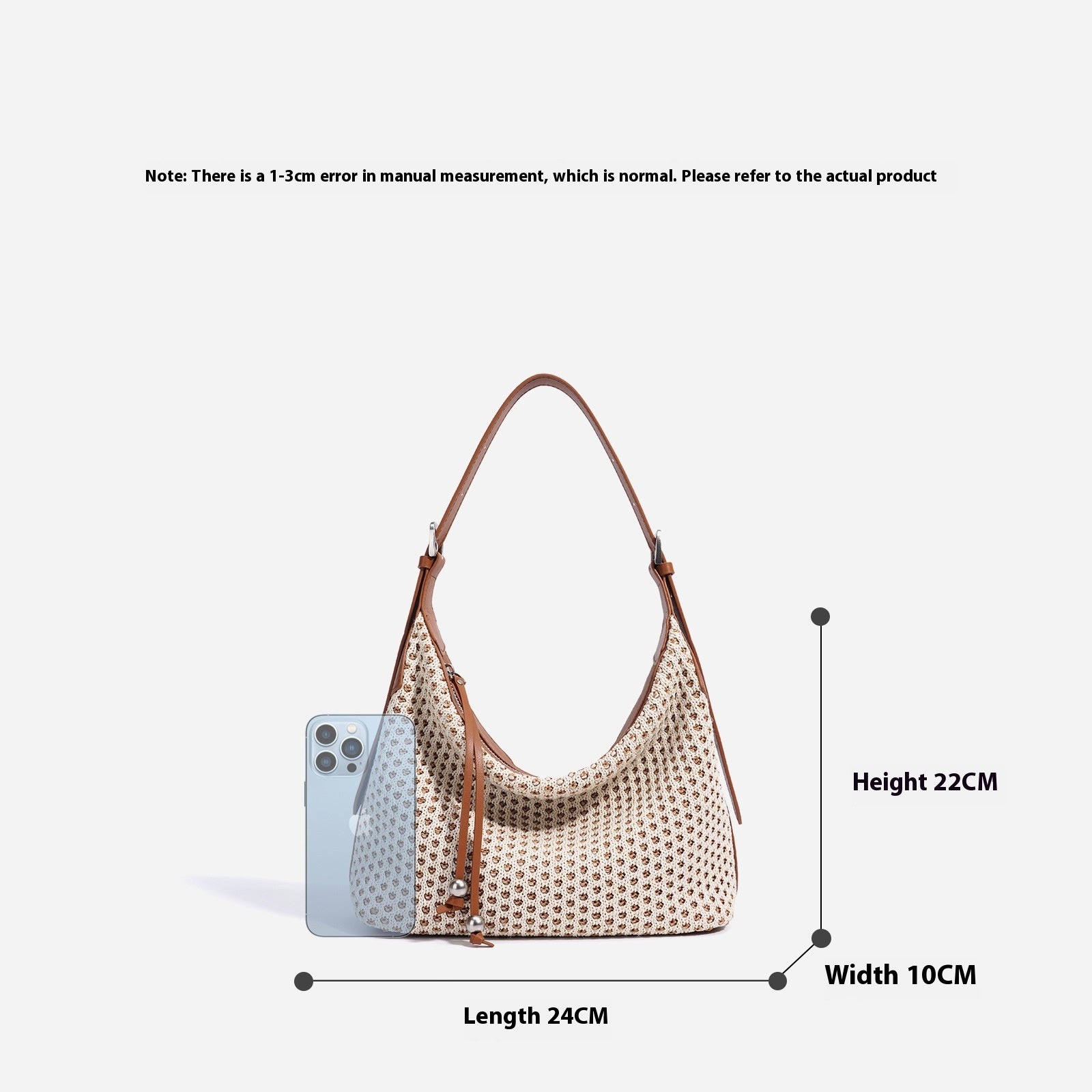 Fashion Straw Woven Dumpling Bag