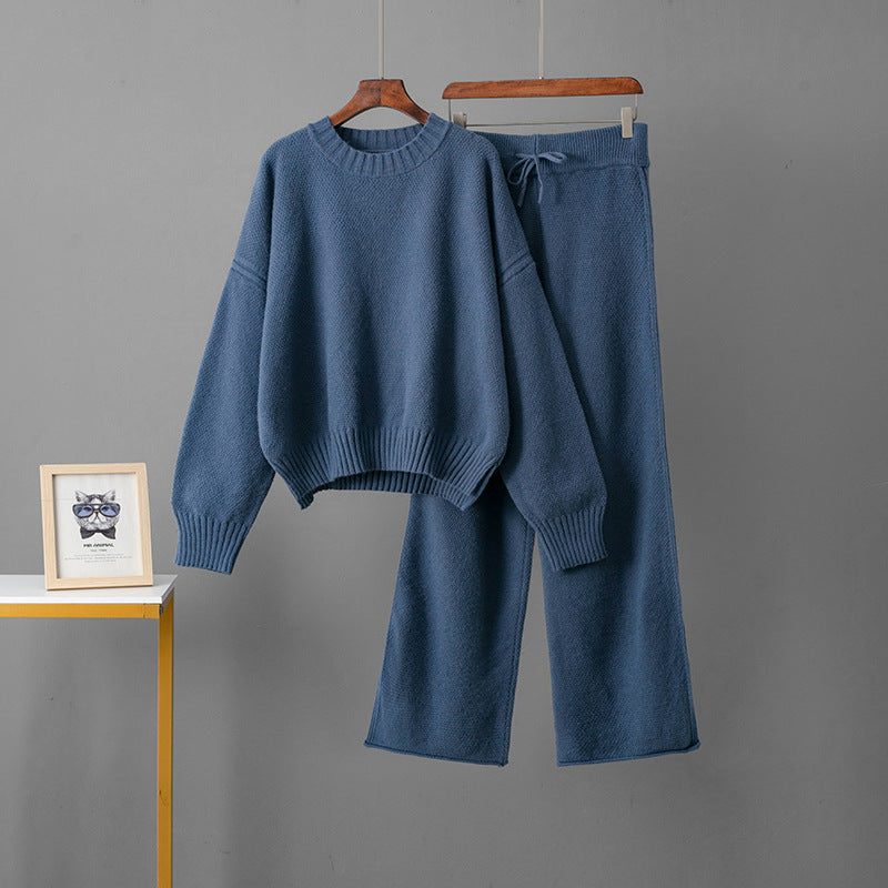 Pullover Sweater/Pants Two-piece Set