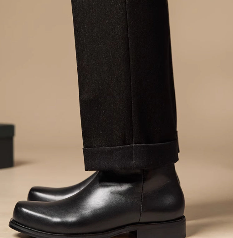 Leather Shoes High-top (echt Leder)