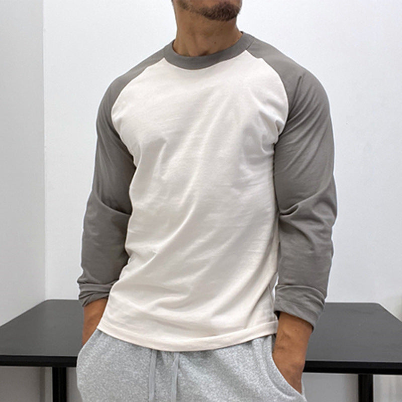 Round Neck Casual Raglan