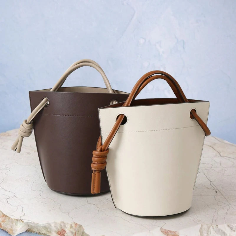 Bucket Handbag PU Leather