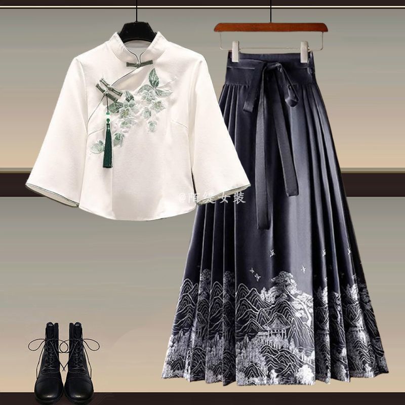 Two-piece Skirt Suit
