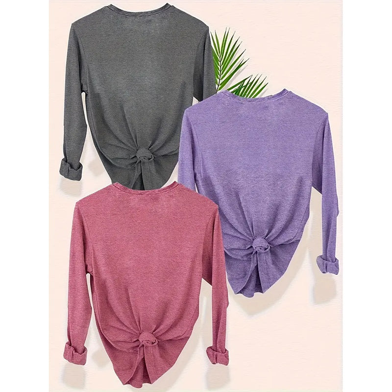 Long Sleeve Shirts (3 stuks)