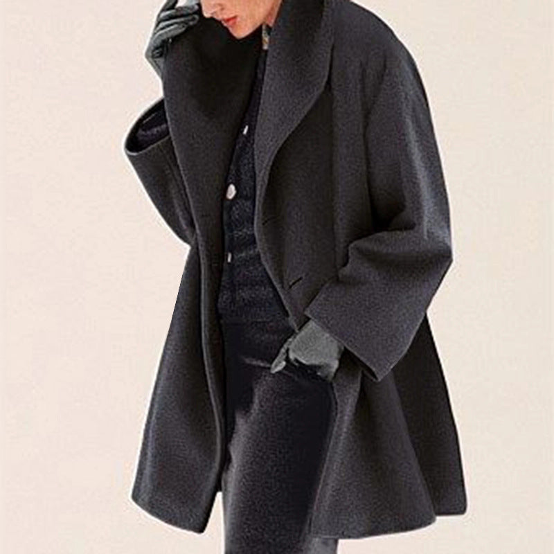 Hooded Wool Long Coat