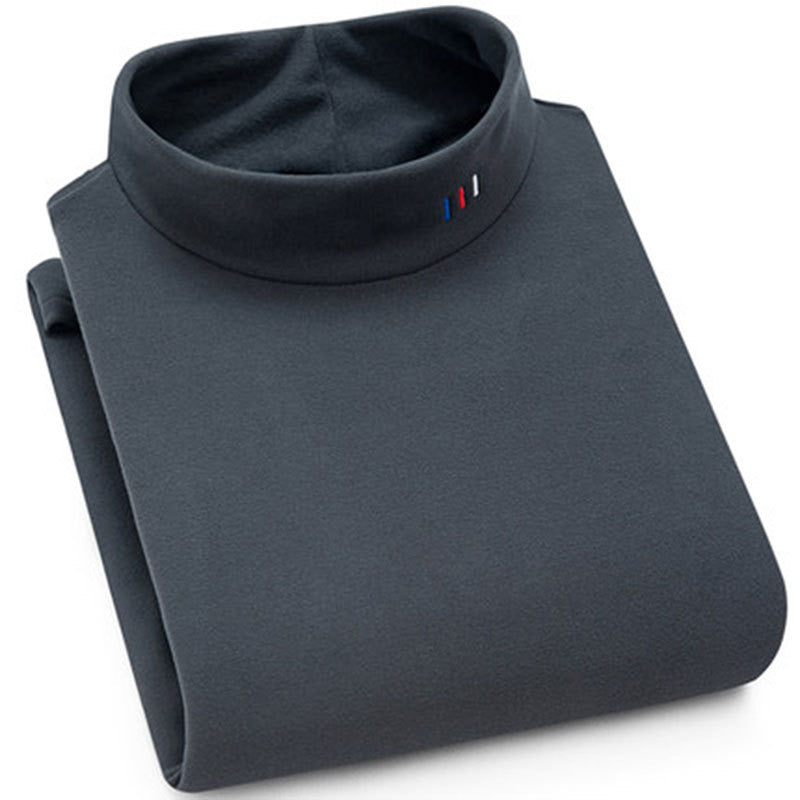 Half High Collar Slim Shirt