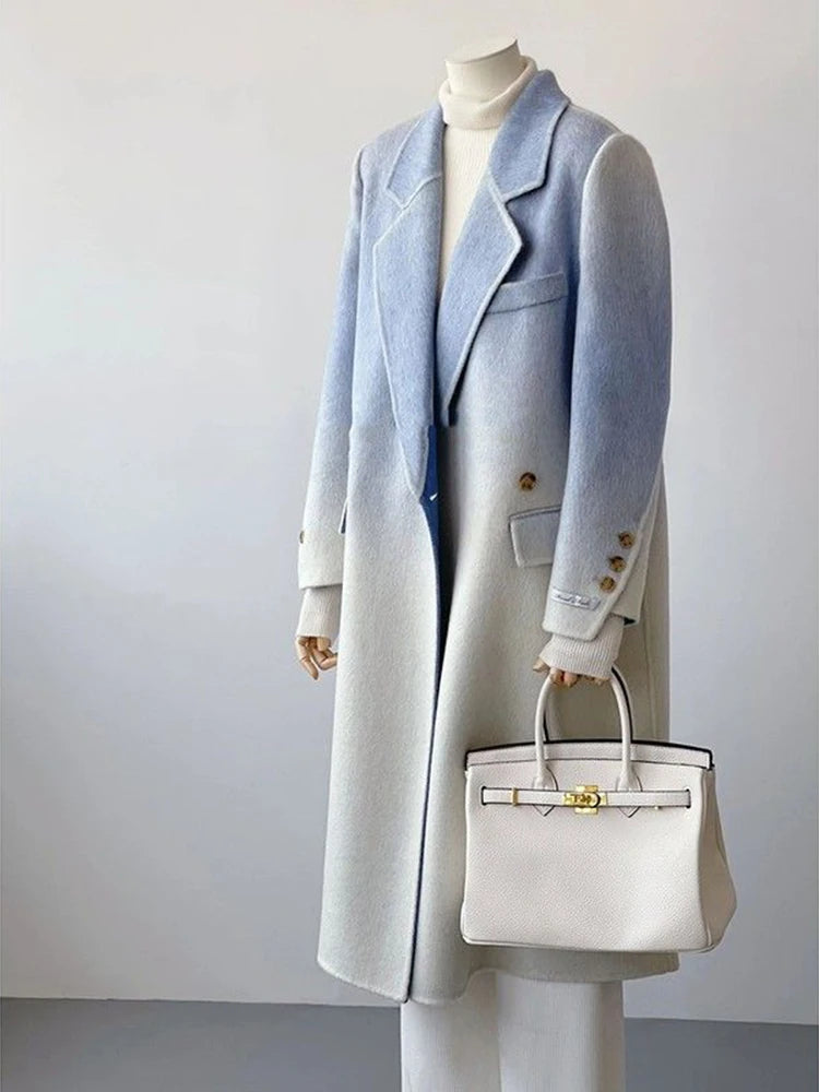 Vintage Long Woolen Coat