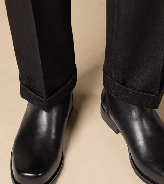 Leather Shoes High-top (echt Leder)