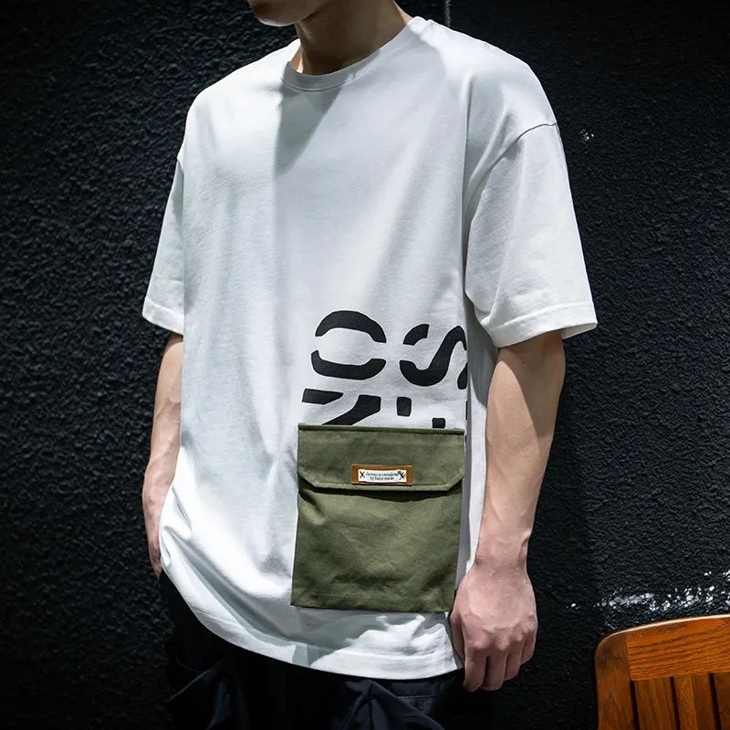 T-shirt With Pocket (tm 5XL)!!
