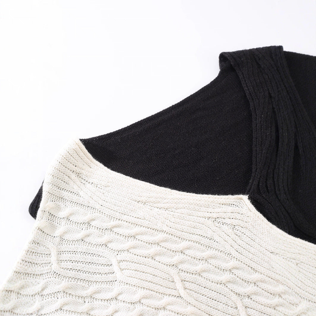 Long-sleeve Knitwear Top